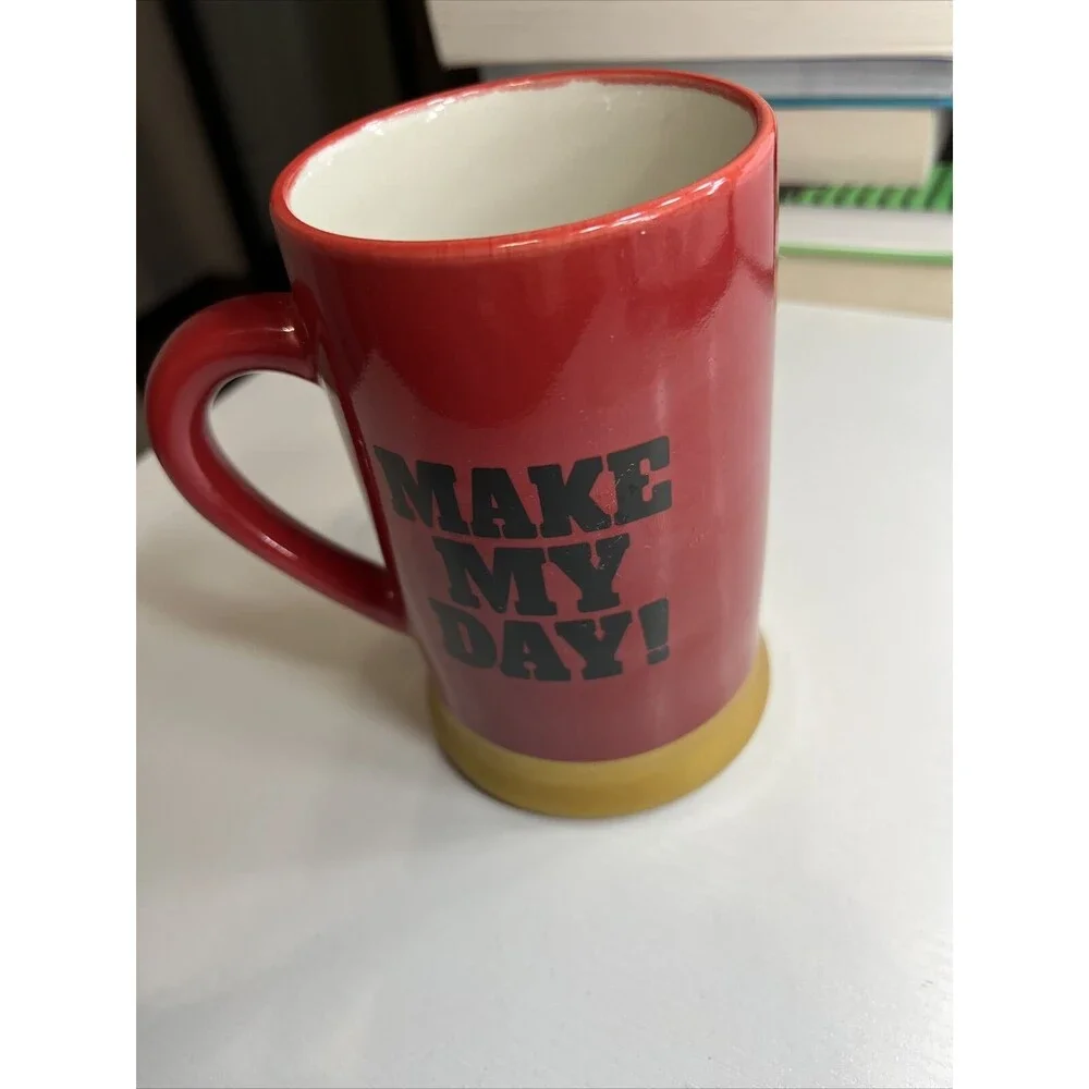 Make My Day Mug With Shotgun Pump And Shoot Sounds Without Top Cap